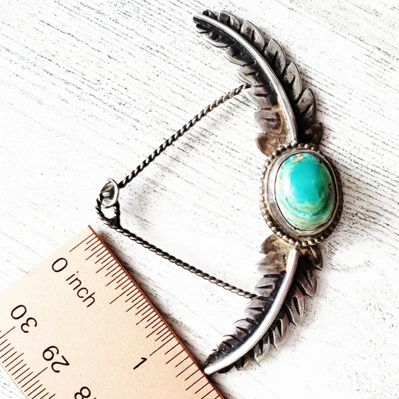 💃🏻H💙ST PICK💃🏻 Sterling Silver Turquoise Wings - Picture 5 of 9